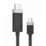 ALOGIC FUCHD1-SGR vaizdo kabelio adapteris 1 m HDMI Type A USB Type-C Pilka
