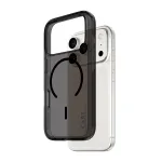 Apsauginis dėklas PanzerGlass CARE&trade; Urban Explorer Smokey with Black MagSafe, skirtas iPhone 17 Pro (TPU, juoda)