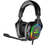 Ausinės žaidimams su mikrofonu SVEN AP-U750MV, juodos (USB, RGB)