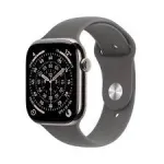 I&scaron;manusis laikrodis Apple Watch Series 11 GPS + Cellular 42mm natūralaus titano korpusas su pilkai pilku sportiniu dirželiu