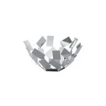 Alessi MT02 W La Stanza dello Scirocco stalo krep&scaron;elis, apvalios formos, nerūdijantis plienas, pilkas