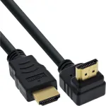 InLine High Speed HDMI laidas su Ethernet, kampuotas, 3m