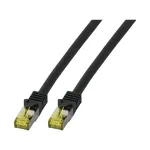EFB-Elektronik RJ45 Patch Laidas Cat.6A S/FTP LSZH Cat.7 Juodas 2m