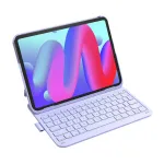 Inateck BK2007 belaidė iPad klaviatūra su jutiklių kilimėliu, QWERTZ, purpurinė
