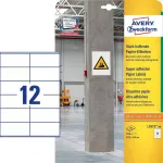Lipnus etiketės stačiakampis Avery L7875-20