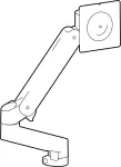 Ergotron 98-734-290 Monitorius Baltas