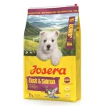 JOSERA Mini Junior Duck & Salmon - sausas &scaron;unų ėdalas - 10kg
