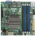 SUPERMICRO A2SDi-4C-HLN4F - Pagrindinė plok&scaron;tė - Mini-ITX - Intel Atom C3558 - USB 3.0 - 4 x Gigabit LAN - Integruota grafika