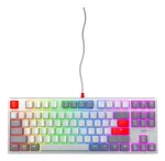 CHERRY XTRFY K4V2 TKL (80%) Retro mechaninė žaidimų klaviatūra, laidinė, RGB, QWERTY US i&scaron;dėstymas