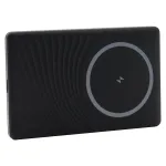 RealPower PB-5000 MAG Ultra Slim i&scaron;orinis akumuliatorius 5000 mAh, belaidis įkrovimas, USB-C, 20 W, juodas