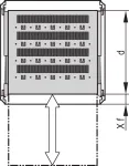 SCHROFF 19SHELF TELESCOPIC 2U1000D RAL7021 - Rack priedas (27230109)