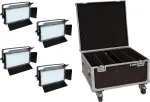 LED panelų rinkinys EUROLITE PLL-480 QCL 4x su transportavimo dėklu