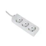 Hama 00030569 apsauginis filtras nuo įtampos &scaron;uolių, 3 ki&scaron;tukiniai lizdai, 230 V, 3 m, baltas
