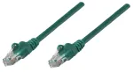 Intellinet 737111 tinklo kabelis (patch), Cat6A, 20 m, S/FTP (PiMF), RJ45, be halogenų, formuotos galvutės, be kabliukų, IEEE 802.3af, žalias