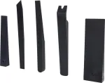 Plastikinių plei&scaron;tų rinkinys ks tools 911.8160, atsparus smūgiams, 5 vnt.