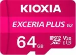 Kioxia EXCERIA PLUS G2 64 GB MicroSDXC UHS-I atminties kortelė