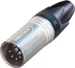 Neutrik XLR jungties ki&scaron;tukas, tiesus, 5 polių, sidabrinis NC5MXX, 1 vnt.