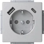 Busch-Jaeger SCHUKO ki&scaron;tukinis lizdas SB-A+C 20 EUCB2USBAC-83 (2CKA002011A6304)