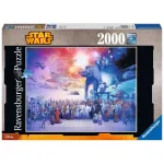 Dėlionė TMTOYS Ravensburger Star Wars epizodai I&ndash;VI Saga, 2000 dalių, 980 mm pločio