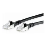 METZ CONNECT Patch kabelis Cat.6A AWG26 50m juodas - tinklo - CAT 6a (130845E000-E)
