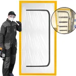 Dulkių barjeras durims remontui XXL, dulkių uždanga 230&times;135 durims