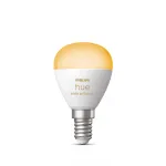 Philips Hue White ambience Lustre &ndash; E14 i&scaron;manioji lemputė, Bluetooth/Zigbee, balta, LED, E14, P45