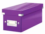 Leitz Click & Store WOW CD laikymo dėžutė, violetinė, kartoninė, 440 g