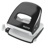 Leitz NeXXt skylmu&scaron;is 5008, 2 skylės, 30 lapų, juodas/baltas, metalinis