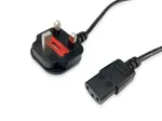 Maitinimo laidas Equip 112300 Juodas 2 m BS 1363 C13 mova