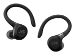 JVC HA-EC75T-B-U belaidės sportinės ausinės su kabliuku, juodos