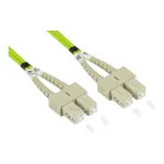Alcasa LW-8005SC5 Skaidulinis optinis kabelis 0,5 m LSZH OM5 SC Žalias (LW-8005SC5)