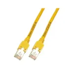 EFB Elektronik K8075.1,5 RJ45 komutacinis kabelis, Cat.5e F/UTP, 1,5 m, geltonas