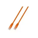 Tinklo kabelis EFB Elektronik RJ45 U/UTP Cat.5e 5m Oranžinis