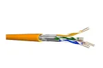 Tinklo kabelis Draka Comteq 60011605 Cat7 100 m oranžinis