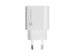 NATEC Ribera sieninis įkroviklis 1x USB-A 18W baltas