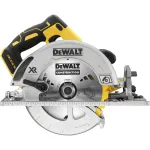Diskinis pjūklas DeWALT DCS572NT &mdash; 18 V Li-Ion, be&scaron;epetėlis, 184 mm diskas, 58 mm gylis (90&deg;), 57&deg; nuožulnumas