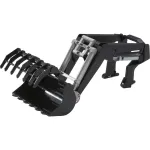 BRUDER Front Loader Attachment for 3000 Series Tractor, 1:16 Scale, Yellow/Black