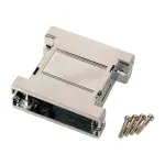 EFB-Elektronik EB2525M 25-pin D-Sub metalizuotas tu&scaron;čias korpusas, sidabrinis/pilkas