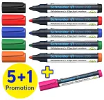 Schneider Maxx 290 Whiteboard and Flipchart Marker Set of 6 Assorted Colours 2,0 - 3,0 mm