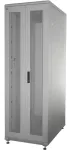 IT-BUDGET 19-Inch tinklo spinta SRK - 42U - 600x600 mm - perforuotos dvigubos durys priekyje ir gale - plok&scaron;čioje pakuotėje - &scaron;viesiai pilka (RAL 7035) (90ITB19SRK4266DTGN)