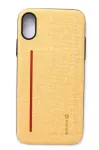 Evelatus Apple iPhone X 6127 Yellow Liquid Silicone Protective Case