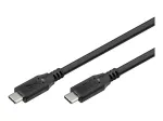Goobay USB laidas C, USB 3.2, 60 W, 5 Gbit/s, Power Delivery, 1 m