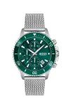 BOSS Vyri&scaron;kas Chronografo Laikrodis Velocity 1513905 46mm Juodas Silikonas
