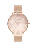 Olivia Burton Women's Sparkle Butterfly Watch OB16SP01 38mm Grey Leather