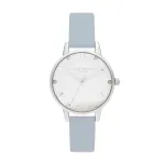 Olivia Burton Women's Celestial Watch OB16SG07 - 30mm Rose Gold Tone Stainless Steel Case, Grey Leather Strap
