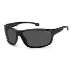 Carrera Ducati vyri&scaron;ki akiniai nuo saulės CARDUC002S807 Pilot/Aviator juodas rėmas pilki lę&scaron;iai 68/16/125 mm