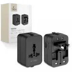 TECH-PROTECT TA300 Universalus kelioninis adapteris EU / UK / US / AU juodas