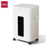Deli ET048 kryžminio pjovimo popieriaus smulkintuvas, 8 lapai, 15 l, juodas