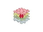 Muffik Orthopedic Sensory Mat Set 4-in-1 Medium 4 Puzzle Sensory Mats MFK-094