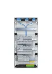 Hager VA48BV2 Skirstomasis skydas APV 4x12PLE IP30 i&scaron; anksto sumontuotas su 2 apsauginiais jungikliais ir vir&scaron;įtampio apsauga